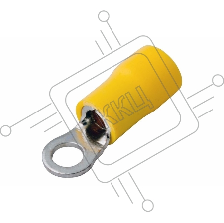 Наконечник кольцевой изолированный ø 5.3 мм 4-6 мм² (НКи 6.0-5/НКи5,5-5) желтый REXANT