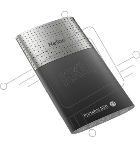 Внешний накопитель SSD External Netac 250Gb Z9 <NT01Z9-250G-32BK> (USB3.2, up to 550/480MBs, 90х47.5х11.5mm, Aluminium+Plastic)