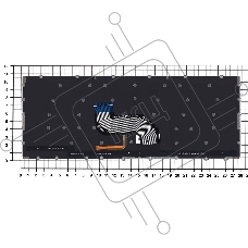 Клавиатура для ноутбука Asus Chromebook C302C C302CA черная с подсветкой