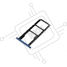 Лоток для SIM-карты Huawei Y5 2019 синий