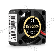 Вентилятор для корпуса ExeGate EX02510S2P-5 черный, 25 мм, 10000 об/мин, 22 дБ, 2 pin