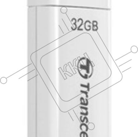 Флеш Диск Transcend 32Gb Jetflash 370 TS32GJF370 USB2.0 белый