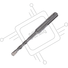 Бур по бетону KRANZ 6x110 мм SDS PLUS (10 шт.) 