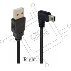 Кабель USB Type A на Mini USB угол вправо 1 м
