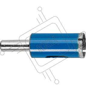 Сверло алмазное трубчатое ЗУБР Профессионал 29860-16 по стеклу и кафелю, d=16 мм, зерно Р 100