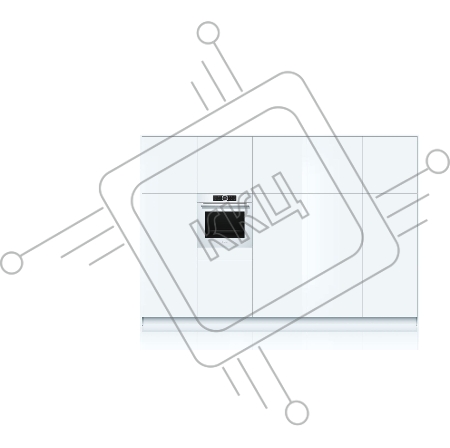 Духовой шкаф Электрический Bosch HBG634BW1 белый, встраиваемый