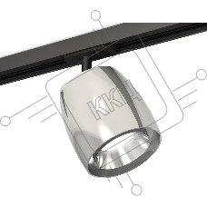 Светильник Ambrella light XT1143001 PSL/SBK серебро полированное/черный песок MR16 GU5.3 (A2537, C1143, N7032)