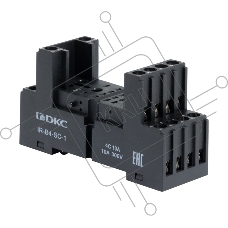 Колодка с винтовыми клеммами для реле на 4 группы: IR-24DC/220DC/230AC-4CO