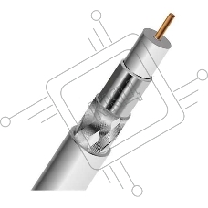 Кабель SAT 50M+Cu/Al/Cu 48х0.12 75 Ом бухта Б (Red Line) (м) PROCONNECT 01-2401-6