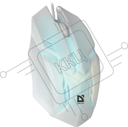 Мышь проводная Defender Cyber MB-560L [52561] {, 7 цветов, 3 кнопки,1200dpi, белый}