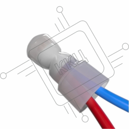 Концевая изолированная заглушка КИЗ-7, ø 5,5 мм (8,0-10,0 мм²) REXANT