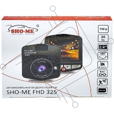 Видеорегистратор Sho-Me FHD-325 черный 1080x1920 1080p 140гр. GC1247+SC1034