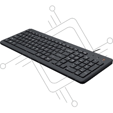 Клавиатура Keyboard HP 150 Wired  (black) ENG/RUS
