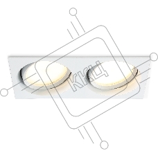 Светильник Ambrella light TN6659/2 WH белый IP44 GX53/2 220*110*48