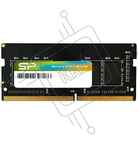 Память DDR4 16Gb 2666MHz Silicon Power SP016GBSFU266F02 RTL PC4-21300 CL19 SO-DIMM 260-pin 1.2В dual rank