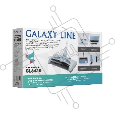 Электровеник Galaxy Line GL 6430, белый, 15 Вт, объём контейнера 0,5 л, Li-ion аккумулятор 1500 мА•ч, напряжение акк. 3,7 B, индикатор зарядки аккумулятора, зарядка в течение 5 часов, продолжительность уборки до 60 минут, тряпка для влажной уборки в компл