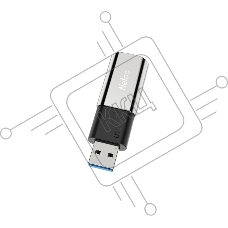 Флеш диск Netac US2 USB3.2 Solid State Flash Drive 256GB,up to 530MB/450MB/s