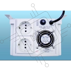 Стабилизатор напряжения Powerman AVS-P Voltage Regulator 3000VA, Digital Indication, Wall Mount, Hardwire Input/Output, 230V, 1 year warranty, White