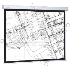 Экран Cactus 124.5x221см Wallscreen CS-PSW-124x221 16:9 настенно-потолочный рулонный белый