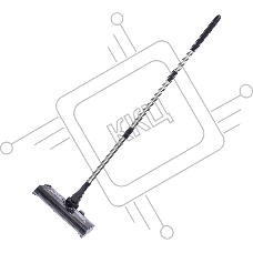 Электровеник Galaxy Line GL 6430, черный, 15 Вт, объём контейнера 0,5 л, Li-ion аккумулятор 1500 мА•ч, напряжение акк. 3,7 B, индикатор зарядки аккумулятора, зарядка в течение 5 часов, продолжительность уборки до 60 минут, тряпка для влажной уборки в комп