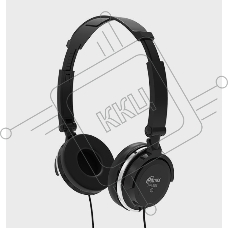 Проводные наушники Ritmix RH-501 черный, накладные, Jack 3.5 мм, складная конструкция