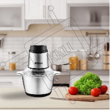 Измельчитель электрический Kitfort КТ-3025 2л. 250Вт серебристый