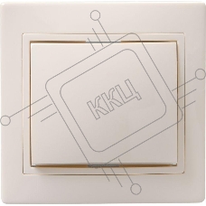 Выключатель Iek EVK10-K33-10-DM ВС10-1-0-ККм 1кл 10А КВАРТА (кремовый)