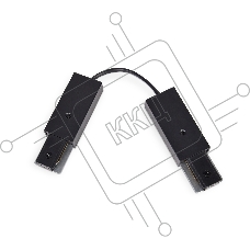 GL7088 BK черный коннектор гибкий однофазный для соединения трековых шинопроводов