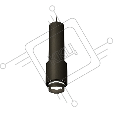 Светильник Ambrella Light XP7723012 SBK/FR черный песок/белый матовый MR16 GU5.3 (A2311, C7456, A2011, C7723, N7142)