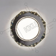 Светильник встраиваемый General GCL-GX53-H38-BL-7 ГРАНЕНЫЙ ЗЕРКАЛЬНЫЙ