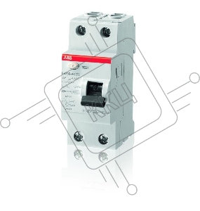 Выключатель дифференциального тока (УЗО) 2п 63А 30мА тип AC FH202 ABB 2CSF202004R1630