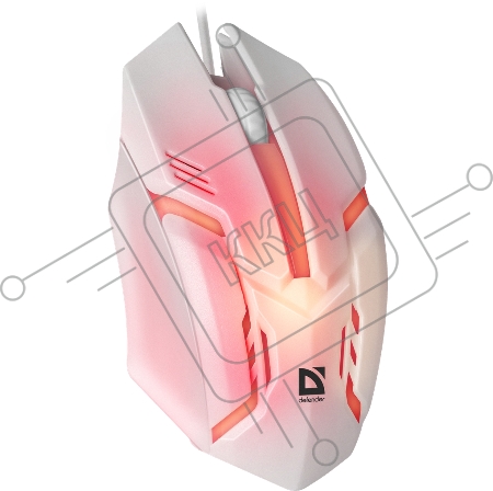 Мышь проводная Defender Cyber MB-560L [52561] {, 7 цветов, 3 кнопки,1200dpi, белый}