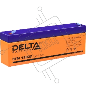 Батарея Delta DTM 12022 (12V, 2.2Ah)