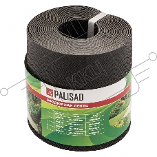 Бордюрная лента, 15х900 см, полипропиленовая, черная, Россия  Palisad