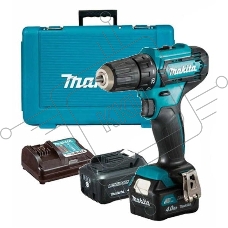 Дрель акк MAKITA DF333DWME  12В,  2х4АчLi-ion, БЗП-10мм, 1700об\мин, 1.1кг, кейс