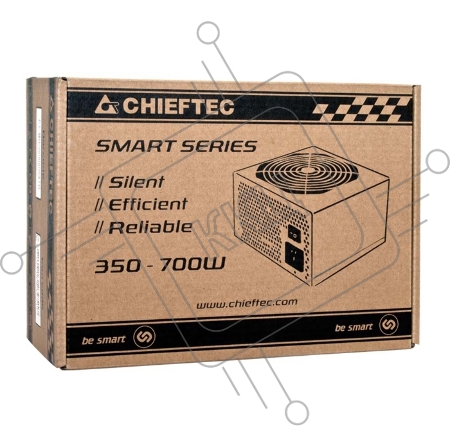 Блок питания Chieftec 500W RTL GPS-500A8 {ATX-12V V.2.3 PSU with 12 cm fan, Active PFC, fficiency >80% with power cord 230V only}