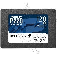 Накопитель SSD Patriot P220, 128GB, SATA III, 2.5