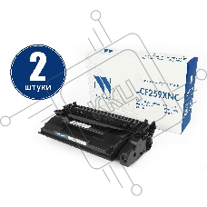 Картридж NVP совместимый NV-CF259X-SET2 (БЕЗ ЧИПА) для HP Laser Jet Pro M304/M404/M428 (10000k) (2 шт)