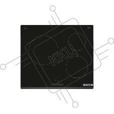 Индукционная варочная панель Bosch PUC631BB5E независимая, конфорок - 3 шт, панель - стеклокерамика, 4.6 кВт