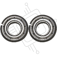 Подшипник резинового вала CET для KYOCERA ECOSYS P3055dn/3060dn/3050dn/FS-4200DN, 2 шт/компл