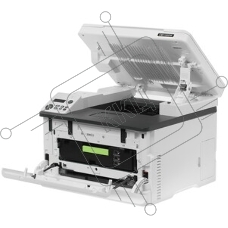 Цветное МФУ Pantum CM2100DW (цветной, A4, 20 стр/мин, Duplex, 512 MB, USB2.0, LAN, WiFi 2.4G, Bluetooth)