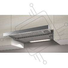 Вытяжка встраиваемая Jet Air Aurora LX/GRX/F/60 серебристый управление: кнопочное (1 мотор)