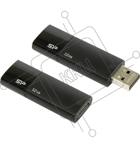 Носитель информации Silicon Power USB Drive 32Gb Ultima U05 SP032GBUF2U05V1K {USB2.0, Black}