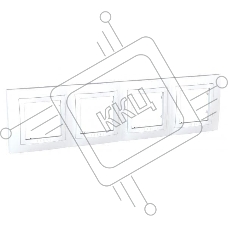 Рамка с декоративным элементом, 4 места