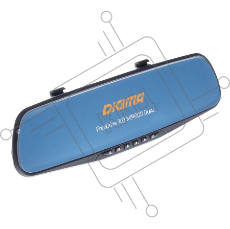 Видеорегистратор Digma FreeDrive 303 MIRROR DUAL черный 1.3Mpix 1080x1920 1080p 120гр. GP2248