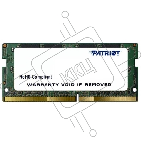 Память DDR4 8Gb 2666MHz Patriot PSD48G266682S RTL PC3-21300 CL19 SO-DIMM 260-pin 1.2В single rank