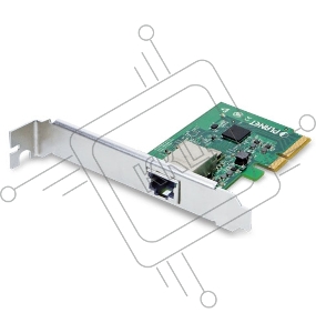 Сетевой адаптер ENW-9803 10GBase-T PCI Express Server Adapter, Multi-speed: 10G/5G/2.5G/1G/100M (RJ45 Copper, 100m, Low-profile)