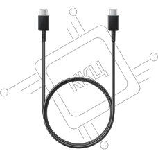 Кабель Samsung TYPE-C TO TYPE-C 1M EP-DA705BBEGWW BLACK