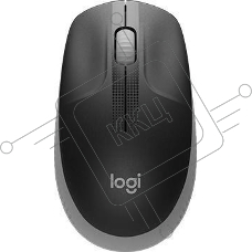 Мышь беспроводная Logitech M190 серый, 1000 dpi, радиоканал, USB, кнопки - 3