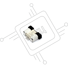 Разъем FPC  Half Coverage Top Contact 0.5K-BS-4PWB 4 pin высота 2мм шаг 0,5мм